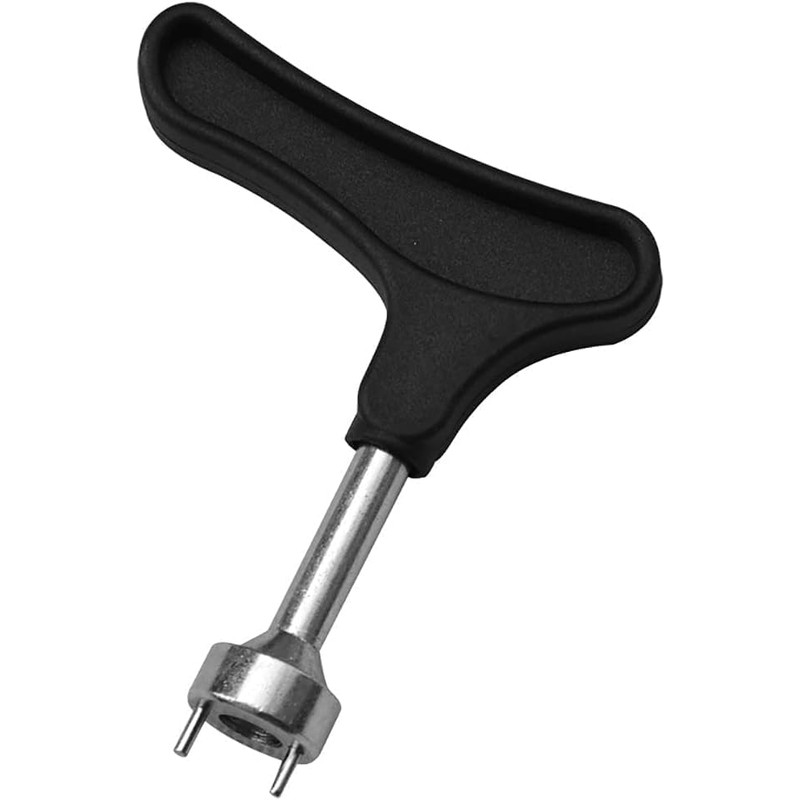 Seadiquiet 1pc Black Golf Shoe Spike Wrench Removal Tool, Plastic