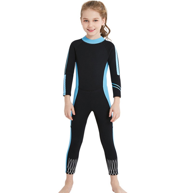 2.5mm Children Diving Wetsuit Kid Swimsuit for Snorkeling Drifting Swimmingblack