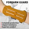 Premium Leather Archery Arm Guard Forearm Guard with Adjustable Velcro