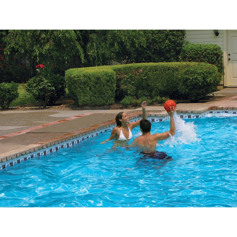 Poolmaster 72688 Classic Pro Basketball-Box , Orange 8.5 Diameter