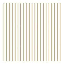 21 Pieces 1.0mm Brass Round Rods, Sutemribor Brass Solid Round Rod Lathe Bar Stock, 1.0mm in Diameter, 100mm in Length