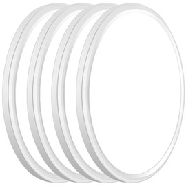 MODERN 28W 3200lm LED Flush Mount Ceiling Light, Super Slim 12 inch LED Ceiling Light, 5000K Daylight LED Ceiling Light for Bedroom, Living Room, Dining Room (Four Pack, White)