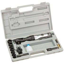 Steelman 3/8-inch Drive Air Ratchet 16-Piece Kit, Impact Sockets, Extensions, Adapters, Bit Drivers, and Pneumatic Tool Oil