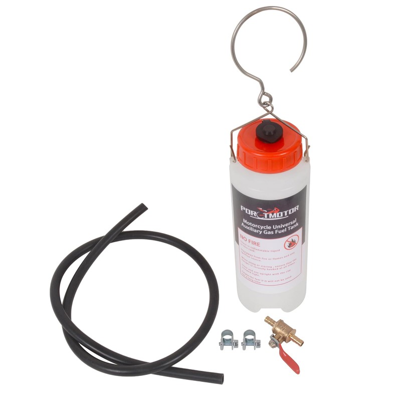 Porotmotor Motorcycle Auxiliary Fuel Tank (500ml with Vent) Gas Tank