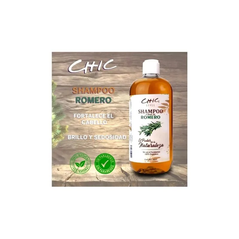 2 Shampoo Reparador Romero Anticaída Crecimiento
