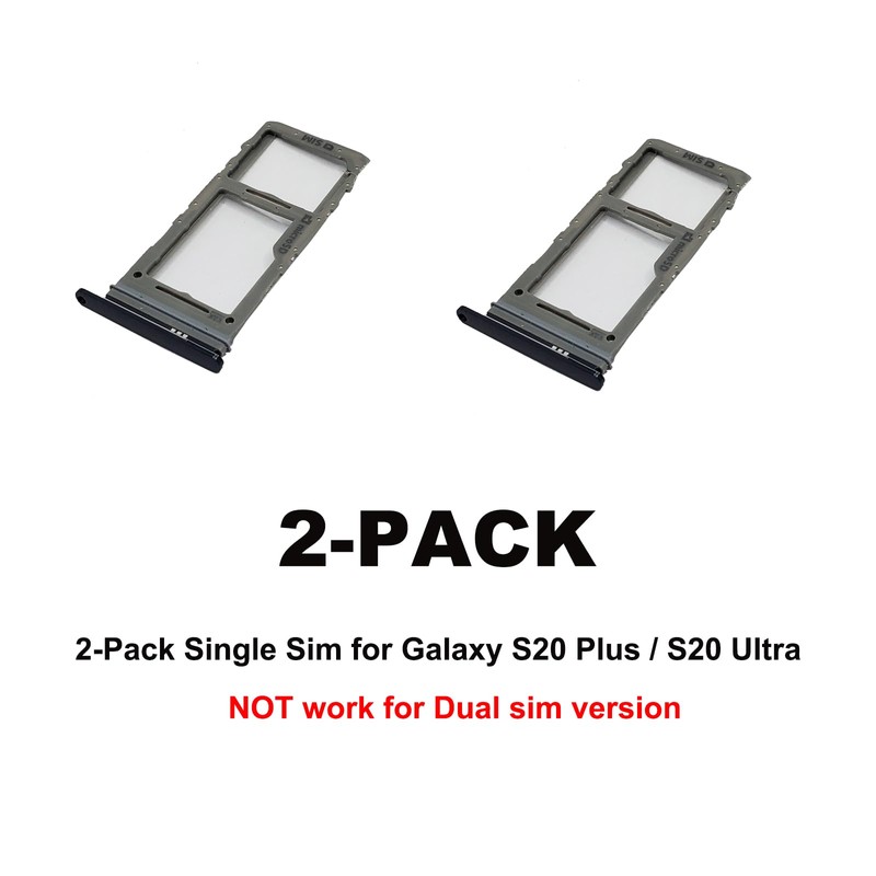 2 PCS for Galaxy S20 Plus S20 Ultra Single SIM