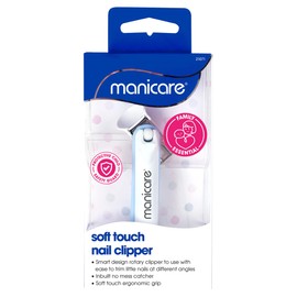 Manicare Soft Touch Nail Clipper Blue