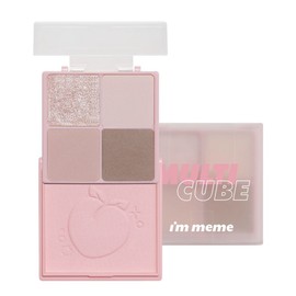 I'M MEME Multi Cube Shadow Palette, 10 Crunch Peach, 1 Piece / 아임미미 멀티 큐브 섀도우 팔레트, 10 크런치피치, 1개
