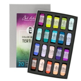 Jack Richeson 422949 Color Wheel : Tertiary Piece Set, 20 Count (Pack of 1)