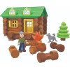 Basic Fun Lincoln Logs On The Trail Set Wooden Building