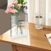Book Vase, Book Vase, Clear Acrylic Book Vase, Tulip Vase,
