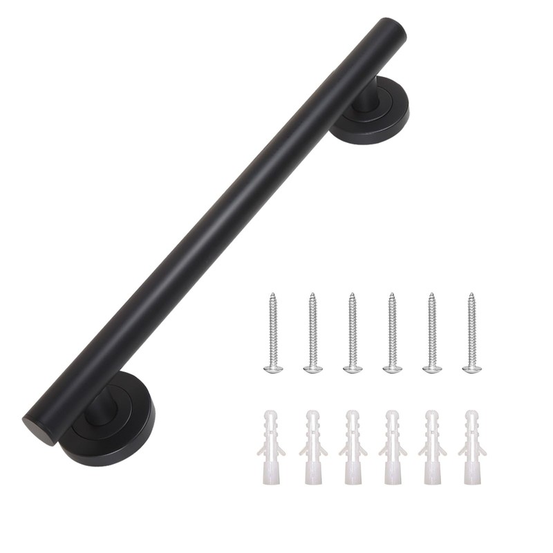 Lava Odoro Shower Grab Bar, Modern Stainless Steel Handicap Grab