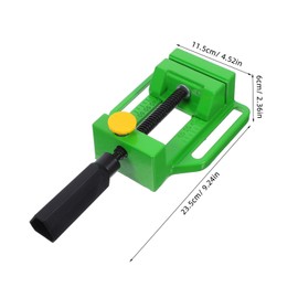 Operitacx Portable Aluminum Alloy Bench Vise Clamp for Woodworking Metalworking and Carving High Precision Vise for Home and Professional Use