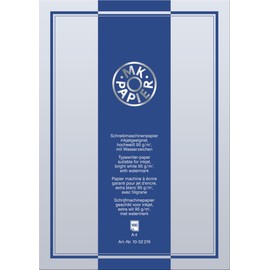 Brunnen 1032219 Carbon Copy Typewriter Paper A4 95 gsm Pack of 100 Sheets in Brilliant White