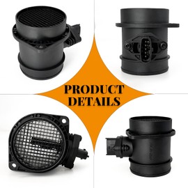 Mass Air Flow Sensor MAF Sensor W/ 5Pins [5Cyl 2.3 2.4 2.5 2.9] Compatible with Volvo 2001-2009 S60, 2001-2007 V70, 1999-2004 S80, 2003-2006 XC90