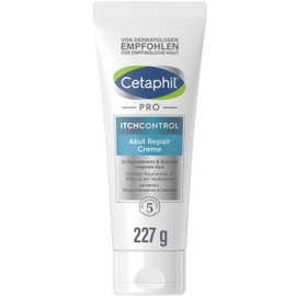 CETAPHIL Pro ItchControl Acute Repair Cream, 227 g, for Neurodermatitis and Eczema Prone Skin, Instant Regeneration of the Skin Barrier, Microbiome Friendly, No Fragrances and Preservatives