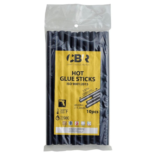 CBR Hot Glue Sticks 10 Pack– Glue Gun Sticks Full