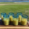 Dos Sueños Hand Blown Mexican Drinking Glasses – Set of