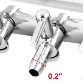 uxcell Aquarium 18 Way Inline Manifold Air Flow Pump Tubing Splitter Lever Control Valve