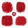 MWOOT 4 Styles Assorted Crafts Feathers (Red)