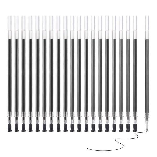 M&G Gel Pen Refills 0.38mm Needle Fine Point, 20 Pack