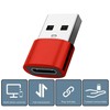 Betron USB to USB C Adapter, Compact Design, 3 Pack