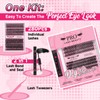Lash Clusters Kit 280 Pcs Cluster Lashes 30D+40D Lash Extension