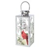 'Their Light Remains' Bereavement Memorial Lantern with Flameless Candle and