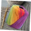 Tofficu Crafts Crochet Yarn Pack Hand Dyed Lace Thread for