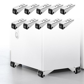 Sharplace 10 Pieces Directional Caster Wheels Heavy Duty Fixed Casters Universal Support Easily Install Sturdy Sliding Door Rail Pulley