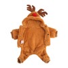 Reindeer Dog Hoodie Interesting Soft Warm Dogs Winter Pajamas for