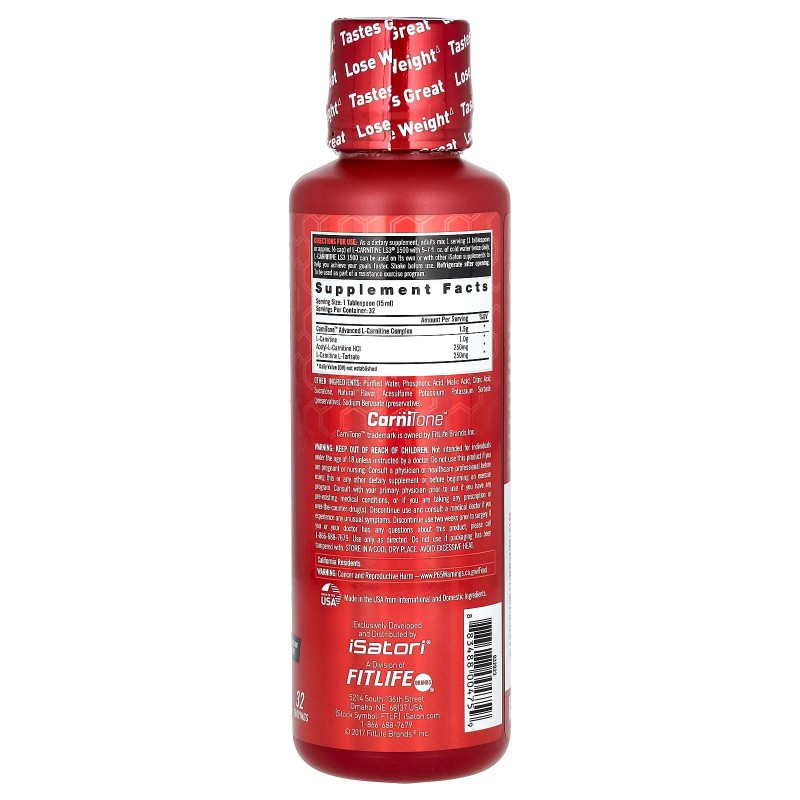 Isatori 2 X Isatori, L-Carnitine LS3 1500, Pink Lemonade, 1,500
