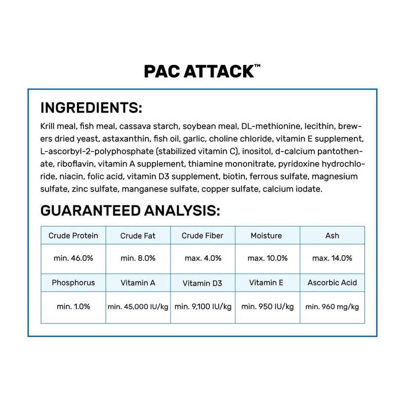 Hikari Pac Attack Food For Pacman Frogs, 1.41oz (40g)