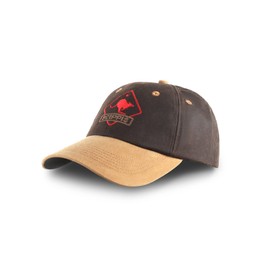 Scippis Baseball Dri Tec Oilskin Cap Unisex Raincap Australia One-Size Adjustable Tan/Brown