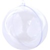 TKY Plastic Ball, Plastic Sphere, Ornament, Ball, Decorative, Clear, Hollow,
