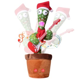 Lemical Dancing Cactus with Recording, Repeat, Lighting, 120 Songs, Singing Cactus Plush Toys for Kids Boys Girls, Wiggle Dancing Cactus Plush Toys for Children Early Education, Party Funny Games