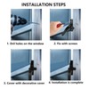 AHAQU 10PCS Replacement Window Handles, Right/Left Hand Universal Window Handle