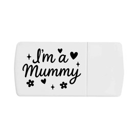 Azeeda 'I'm a Mummy' Pill Box with Tablet Splitter (PI00035761)