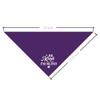 Be Kind I'm Blind Dog Bandana, Purple Dog Bandana, Blind