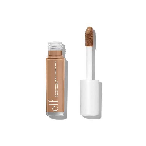 e.l.f, Hydrating Camo Concealer, Lightweight, Full Coverage, Long Lasting, Conceals, Corrects, Covers, Hydrates, Highlights, Tan Neutral, Satin Finish, 25 Shades, All-Day Wear, 0.20 Fl Oz
