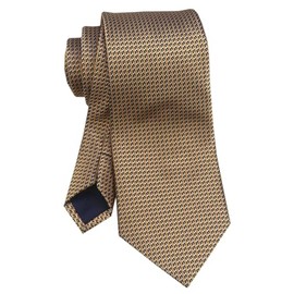 Mens Bronze Grey Black Tie Geometry Gingham Woven Regular Big Boys Designer Wedding Neckties