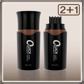 Wellpia [2+1] Self Gray Cover Quick Hair Magic Wellpia Gray Hair Cover Brush Root Dye / [2+1] 셀프 새치커버 퀵헤어매직 웰피아 흰머리커버 브러쉬 뿌리염색