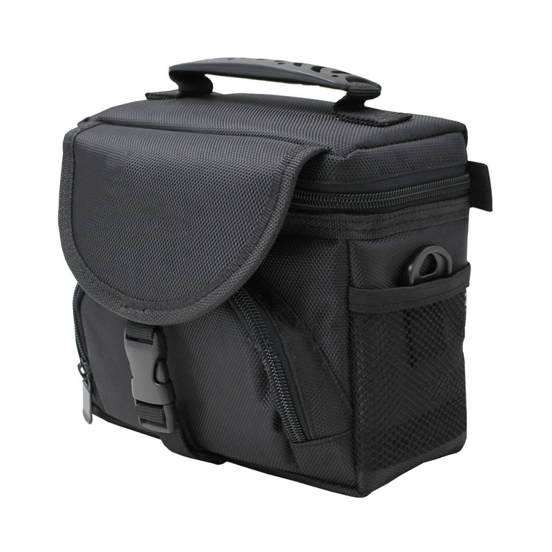 Black Camera Bag Oxford Cloth 18x11x16cm Camera Case Shoulde Handheld