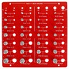 Nut and Bolt Thread Checker, 36 Thread Sizes Checker, Aluminum