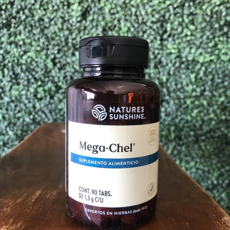 Natures Sunshine Mega-chel 90tabs Sabor Neutro