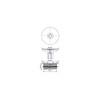 McAlpine ST90CP10-70 90mm Shallow Shower Trap Chrome Plated Plastic, White
