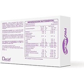 PROMINENT QUOD Probióticos  Prebióticos con Vitaminas para Mujer Microbiota Absorción de Nutrientes Intestinal 60 Días