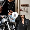 Montrestar Guardian Bell Motorcycle Lucky Charm with Keyring for Motorcycle