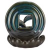 Backflow Incense Burner Waterfall Lotus Base Ceramic Holder Aromatherapy Ornament