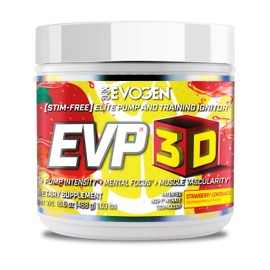 Evogen Evp 3D - Preentrenamiento en Polvo sin Estimulantes para Hombres y Mujeres  Preentrenamiento sin Azúcar ni Estimulantes con Beta-alanina y...  